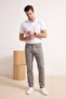 Haki Straight Cotton Flexible Men's Trousers Tmnss26Pl00032 - 2