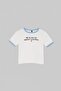 White Girls' Crop T-Shirt Tkdss26Ts00083 - 4