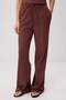 Brown Linen Look Strapless Blouse Elasticated Trousers Woven Bottom - Top Set Twoss26Au00099 - 3