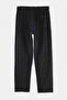 Siyah Kot Görünümlü Straight Fit Erkek Pantolon TMNAW27PL00003 - 12