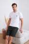 White-Black Regular Cut Cactus Printed Cotton Knitted Pajama Set Tmnss26Pt00057 - 2