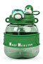 1000 ml Comfortable Children's Water Bottle with Neck Strap and Straw - Single Lid Dual Use - 4