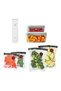 Fresh & Save Vacuum Glass Starter Set S/M Size 7 Pieces Gray - 2