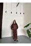 Satin Oversized Mold Jacket and Pants Double Suit - 2