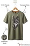 Half Wolf Half Turk Lettering Design Printed 100% Cotton Crew Neck Premium T-Shirt