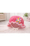 Cute Floral Baby Girl Sun Hat – Cotton Summer Model - 2