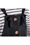 Baby Boy Striped Long Sleeve Shoulder Tie Salopet 9-24 Months Blue - 4