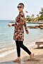 3-Piece Hijab Swimsuit Set 1522 - Black - 5
