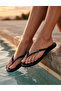 Slim Sparkle Ii Sole and Glittery Black Comfortable Non-Slip Women's Flip Flops 4146093_0090 - 2