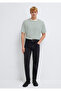 Green Striped Ecru T-Shirt Loose Fit / Relaxed Fit 0613274-71930 - 2