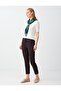 Acı Kahve High Waist Regular Leg Knitted Trousers - 3