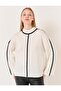 White Loose Cut Long Sleeve Turtleneck Knitwear Sweater - 4
