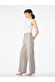 Comfortable Fit Pocket Detailed High Waist Palazzo Pants - 2