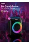 8 Inch Portable Bluetooth Speaker TS1109 1500W PMPO Ring Light Mic USB AUX TWS 2Yr - 5