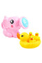 Rubber Ducks with Watering Kettle Toy - Pink Yellow - 3