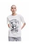 Crew Neck Short Sleeve Cotton Teddy Bear Printed Oversize T-Shirt