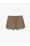 Textured Shorts Pajama Bottoms with Tie Waist Pockets - 3
