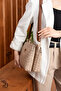 Original Special Boxed Luxury Soft Leather 3-Compartment Large Volume Gift for Lover, Girlfriend, Mom, Birthday Gift, Stylish Daily Women's Shoulder Bag with Adjustable Strap - Mink - 3