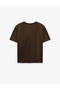 Cotton Regular Fit Crew Neck Short Sleeve Basic T-Shirt - 4