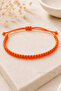 Unisex Orange Elevator Adjustable Braided Macrame Bracelet-Gift Rope Bracelet-Surfer Bracelet