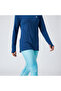 Women’s Modest Workout Set – Dark Blue & Light Blue | Full Coverage Long Sleeve Top & Leggings Co-ord, Breathable Stretch Activewear for Yoga, Pilates & Training – - 4