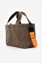 Canvas Strap Daily Use Shoulder and Hand Bag Tote Bag - Hard Fabric