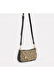 Women's Bag with Chain Strap Detail - Wicker Chain Baguette - 3