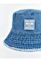 Lcw Accessories Blue Girl's Denim Bucket Hat - 5