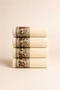 FIORE 4-piece Towel Set 100% Cotton Certified, Floral Print Hand / Face / Kitchen Towel 50x90cm - 6