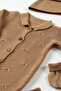 Knitwear Newborn Brown Mini Set 4 Pieces| Premium Baby Set - 3
