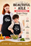 Beautiful Aile Liquid-Proof Waterproof Kitchen Apron Adult and Children's Apron - 3