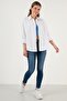 Oversize 100% Cotton Shirt Women's Shirt Cf21s163867 - 7