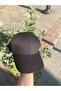 Black Plain Basic Baseball Cap Unisex Adjustable Cap - 3