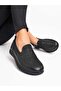 Women's Black PU Sole Square Stone-Decorated Comfortable Orthopedic Sneakers - 7