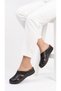 Women's Genuine Leather Closed-Front Comfortable Casual Women's Flexible Nurse Chef Daily Sabo Home Slippers - 2