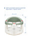 Front Opening Bath and Feeding Seat with Gift Cushion - Set of 2 Soft Green - 7