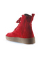 Red Suede Women's Flat Boots 01Wt3001 - 4