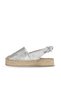 Lame Leather Women's Espadrille Sandals 14Ws72100 - 3