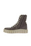 Mink Light Suede Women's Flat Boots 01Wt3404 - 3