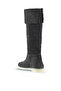 Gray Dark Suede Women's Flat Boots 01Wt3307 - 4