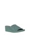 Green Light Leather Women's Wedge Heeled Slippers 01Wy2404 - 3
