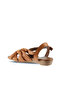 Tan Leather Women's Sandals 01Wu8802 - 4