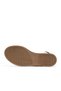 White Leather Women's Flat Sandals 01Wa5706 - 5