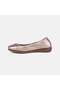 Women's Stone Desacomfort Bow Leather Ballerinas - 3