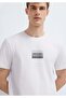 M0613364 Black Printed T-Shirt Men's T-Shirt White - 2
