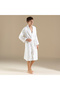 رداء حمام ديرين بامبو للجنسين أبيض/رمادي فاتح/رمادي غامق - 6