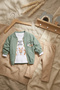 3-Piece 100% Cotton Baby Boy Set with Forest Cardigan - 7