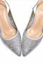 Diamour Women's Crystal Stone Pointed Toe Stiletto 8cm - 4