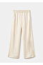 Satin Pants with Side Slits - 3