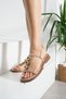 Premium Collection 2026 Summer Trend Non-Slip Sole Comfortable Stone Nude Women's Shoes Sandals - Comfort Series